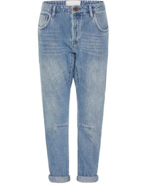One Teaspoon Logo-Patch Jeans - Blue