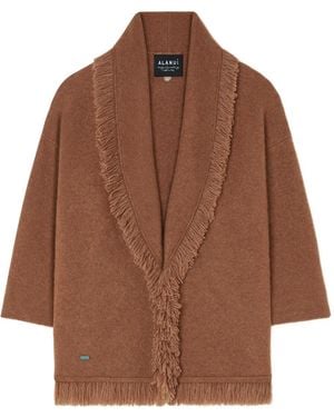 Alanui Finest Cardigan mit Fransen - Braun