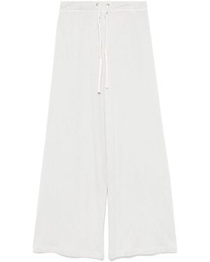 James Perse Wide-Leg Track Trousers - White