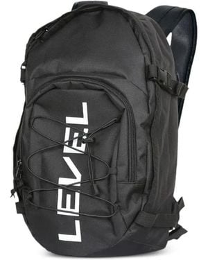 Level Rucksack Mit Bungee-Kordelzug - Schwarz