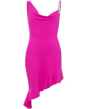 Azeeza Daphne Charmeuse Minidress - Pink
