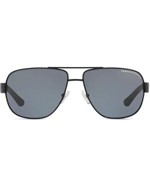 ARMANI EXCHANGE Pilot-Frame Sunglasses - Blue