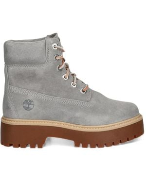 Timberland Bottines Stone Street À Plateforme - Grey