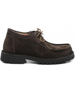 Astorflex Beenflex Suede Boat Shoes - Black