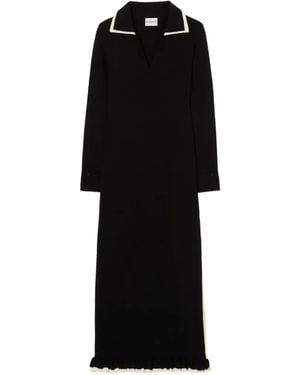 Claudie Pierlot Long Knitted Dress - Black