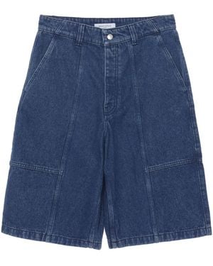 Maison Kitsuné Workwear Denim Shorts - Blue