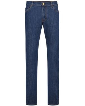 Billionaire Jean À Broderies - Blue