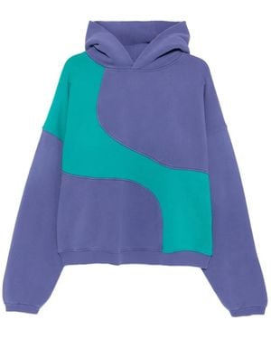 ERL Two-tone hoodie - Azul