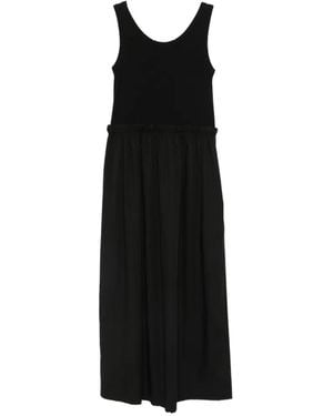 Alpha Studio Robe Sans Manches À Coupe Mi-Longue - Black
