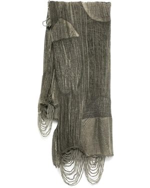 Forme D'expression Schal Im Distressed-Look - Grau