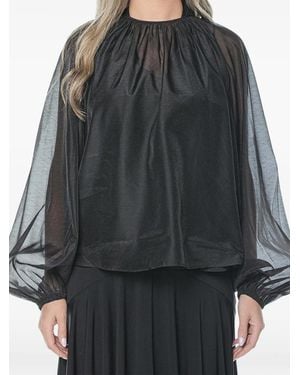 Ted Baker Eelana Puff-Sleeve Blouse - Black
