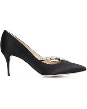 Manolo Blahnik Nadira Heeled Pumps - Black