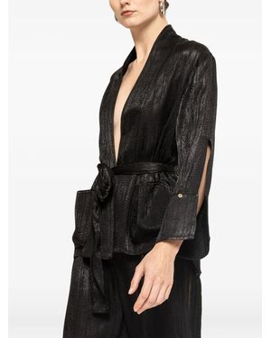 Nissa Viscose Shirt - Black