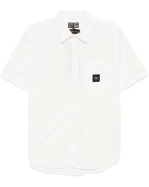 Izzue Hemd Mit Logo-Patch - Weiß
