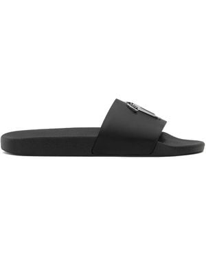 Giuseppe Zanotti Brett Slides - Black