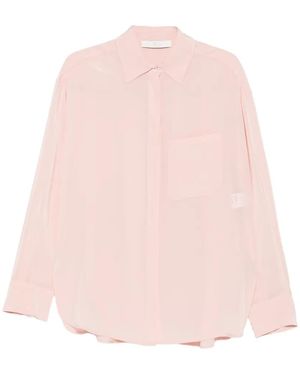 Tela Chemise À Poche Plaquée - Pink