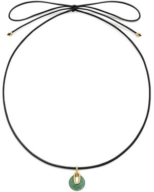 Monica Vinader Halskette mit Schmucksteinen - Mettallic