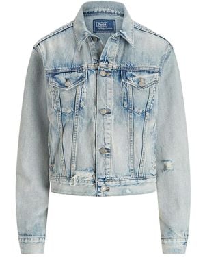 Polo Ralph Lauren Gerafeld Denim Jack - Blauw