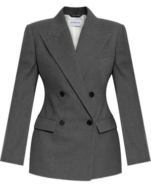Givenchy Double-Breasted Blazer - Black