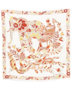 Longchamp Fular Forêt - Rosa