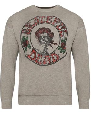 MadeWorn Graphic Crew-Neck Sweatshirt - Grey