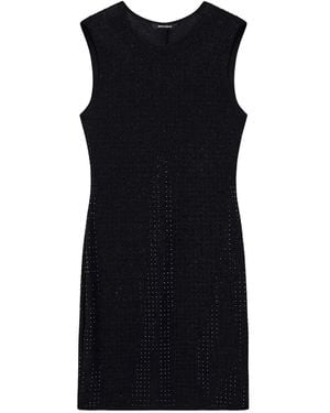 ARMANI EXCHANGE Strass-Embellished Sleeveless Mini Dress - Black