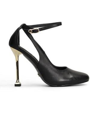 GOLD&ROUGE Falaf Buckle-Fastening Court Shoes - Black