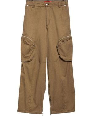 Eckhaus Latta Zip-Pocket Cargo Trousers - Green