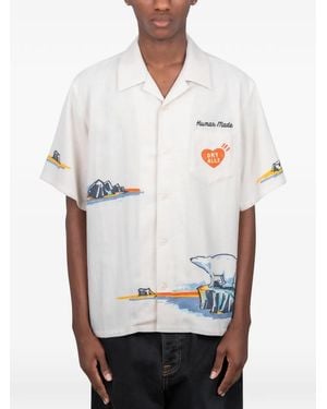 Human Made Graphic-Print Shirt - White