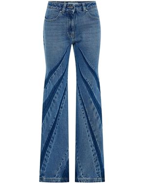 Dion Lee ブーツカット ジーンズ - ブルー