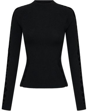 Dion Lee Snake Diamond Skivvy セーター - ブラック