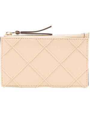 Tory Burch Fleming Wallet - ナチュラル