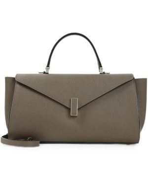 Valextra Mittelgroße Iside Satchel-Tasche - Grau