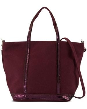 Vanessa Bruno Sequin-Trimmed Tote Bag - Purple