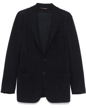 Canali Single-Breasted Blazer - Blue