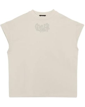 Gcds Apple-Print T-Shirt - White