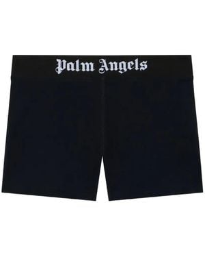 Palm Angels Bandeau Logo Shorts - Black