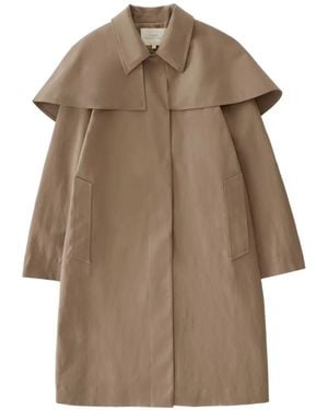 Studio Nicholson Manteau Haver À Empiècement Détachable - Brown