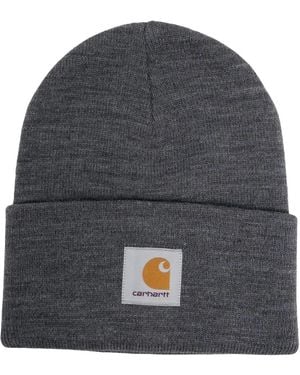Carhartt Watch Knitted Beanie Hat - Grey