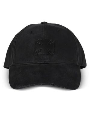 Vetements Gorra Con Diseño De Cruz - Negro