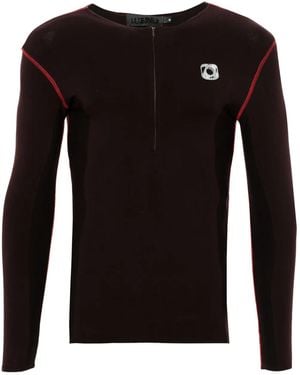 LUEDER X Skin Series Half-Zip Sweater - Black