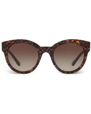COACH Lunettes De Soleil À Effet Écaille De Tortue Et Fini Pailleté - Grey