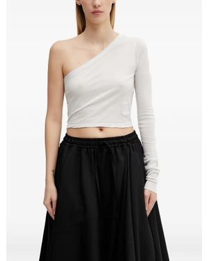 Rick Owens Ziggy One-Shoulder T-Shirt - White
