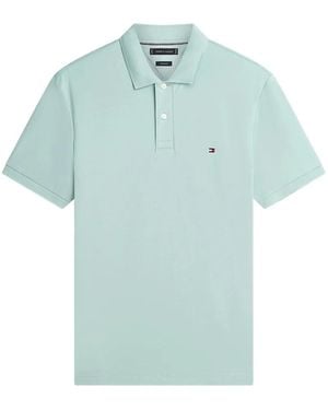 Tommy Hilfiger Embroidered-Logo Polo Shirt - Blue