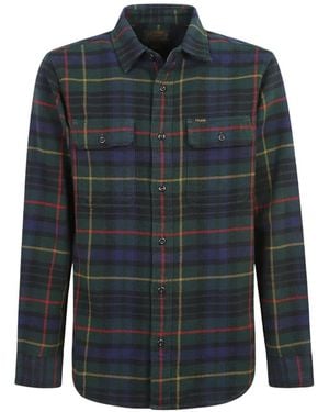 Filson Tartan-Check Flannel Shirt - Blue