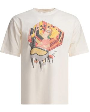 Kapital Piano-player graphic T-shirt - Weiß