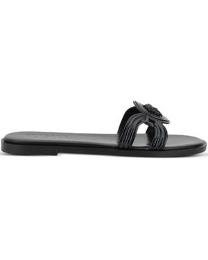 Versace Medusa '95 Flat Sandals - Black