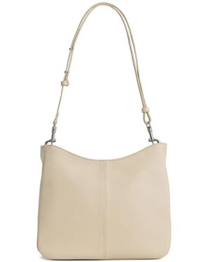 Yu Mei Joan Zip Shoulder Bag - White