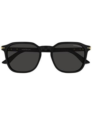 MONT BLANC EYEWEAR Square-Frame Sunglasses - Black