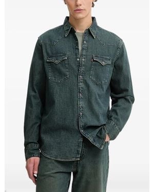Levi's Flap-Pocket Denim Shirt - Green